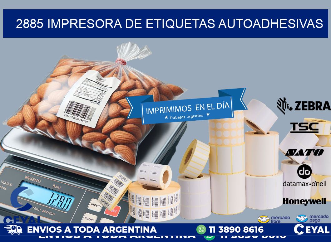 2885 IMPRESORA DE ETIQUETAS AUTOADHESIVAS
