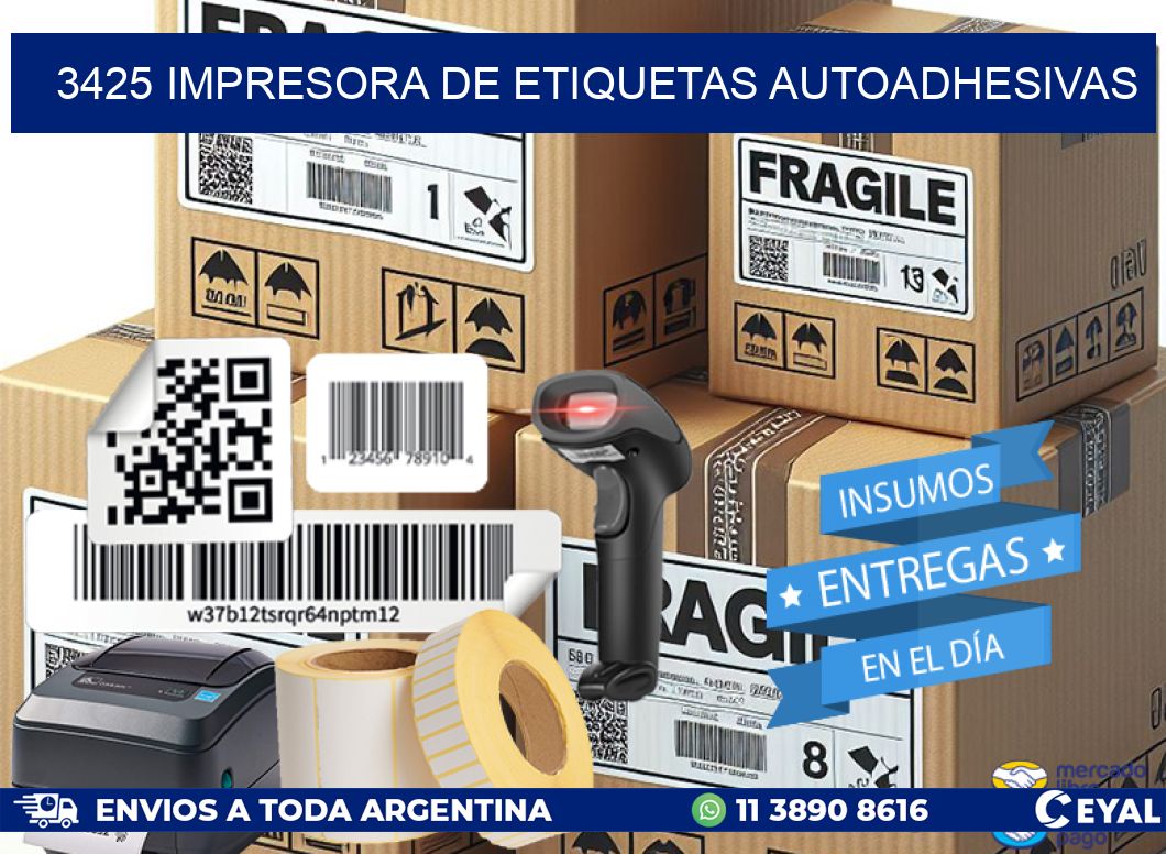 3425 IMPRESORA DE ETIQUETAS AUTOADHESIVAS