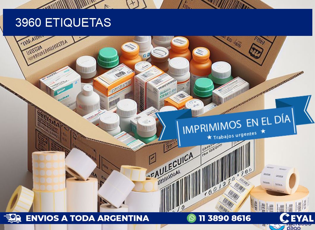 3960 ETIQUETAS