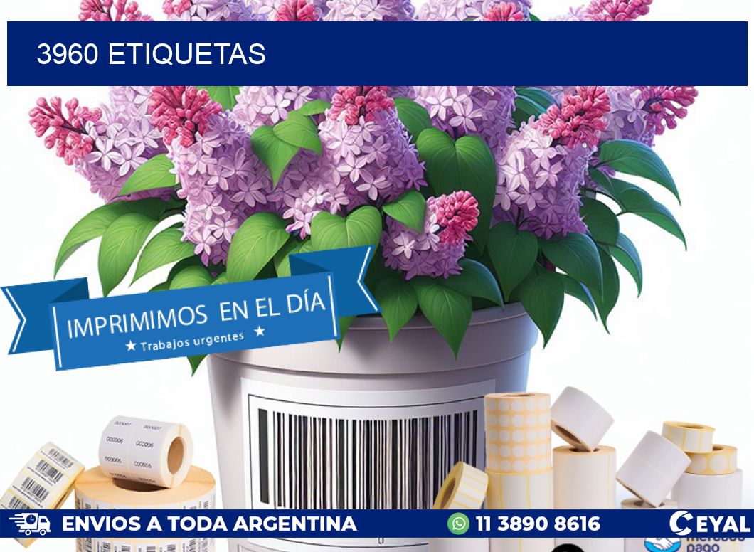 3960 ETIQUETAS
