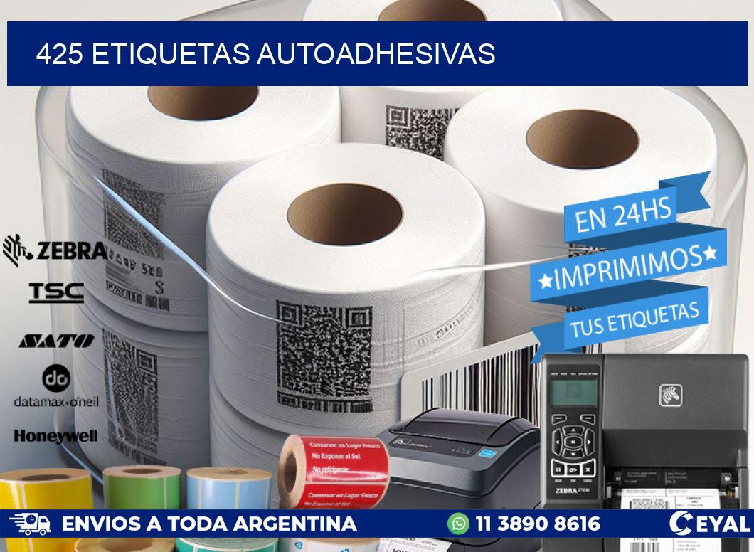 425 ETIQUETAS AUTOADHESIVAS