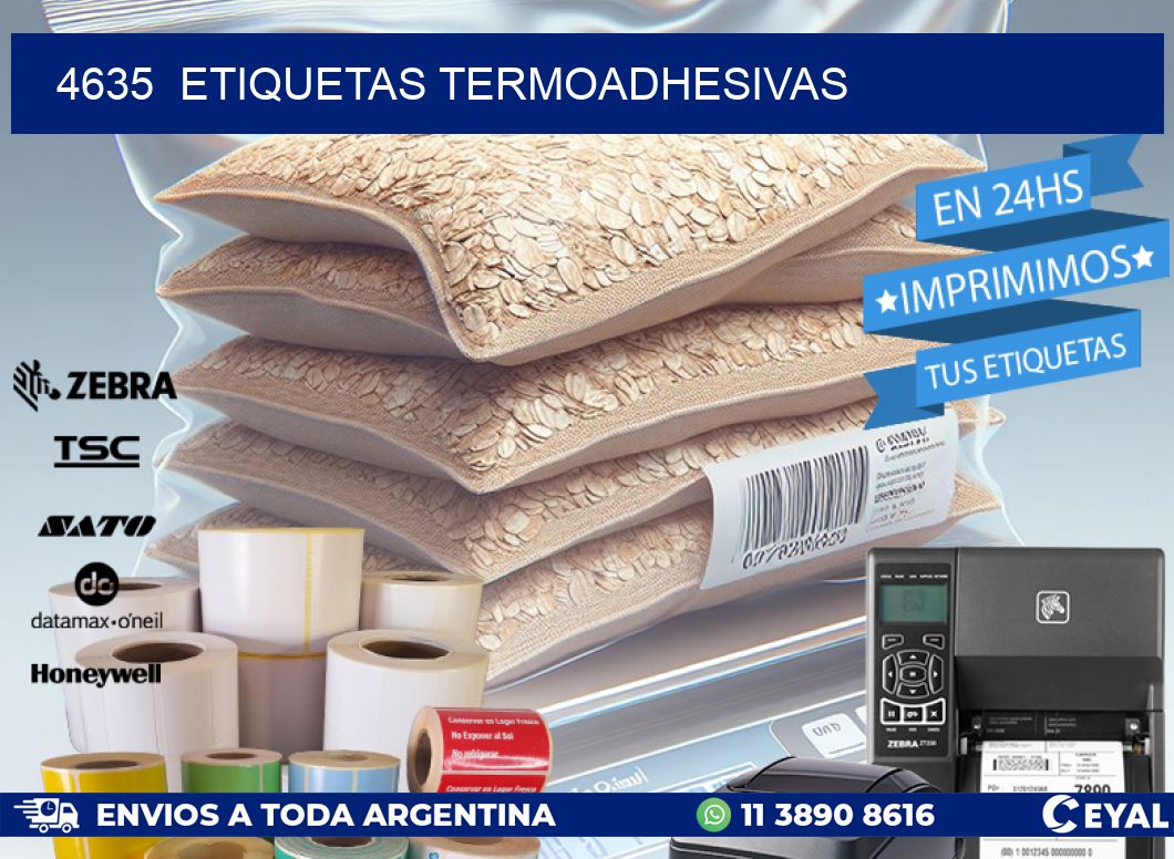 4635  ETIQUETAS TERMOADHESIVAS