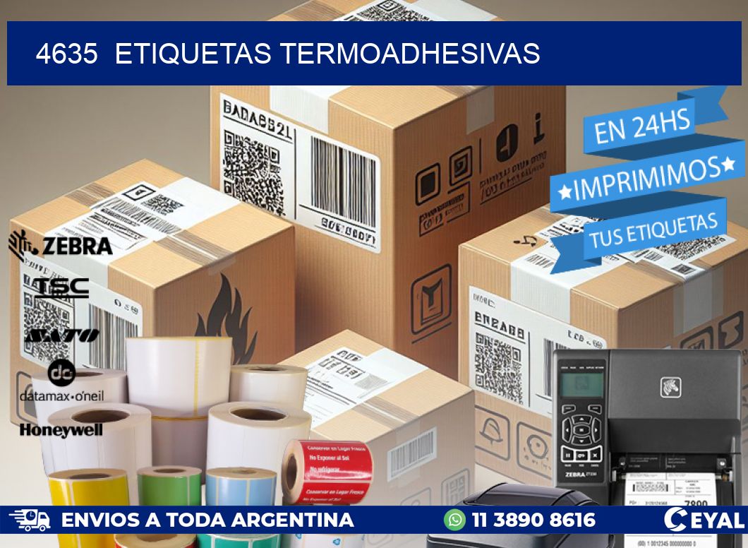 4635  ETIQUETAS TERMOADHESIVAS