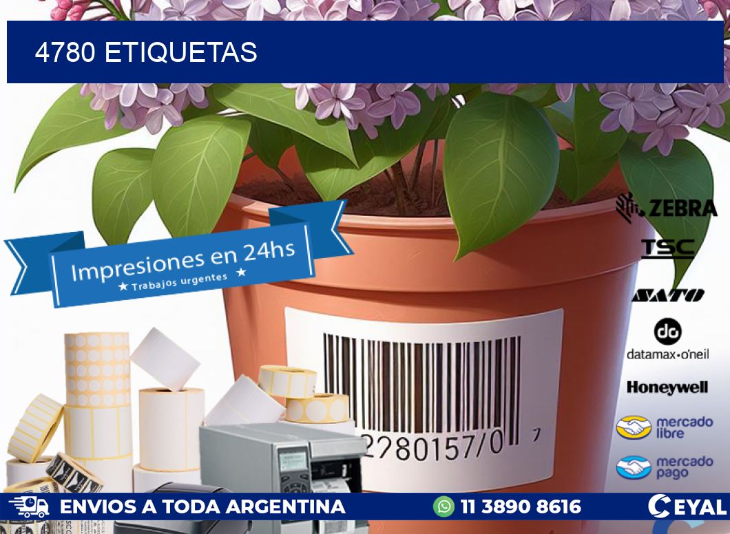 4780 ETIQUETAS