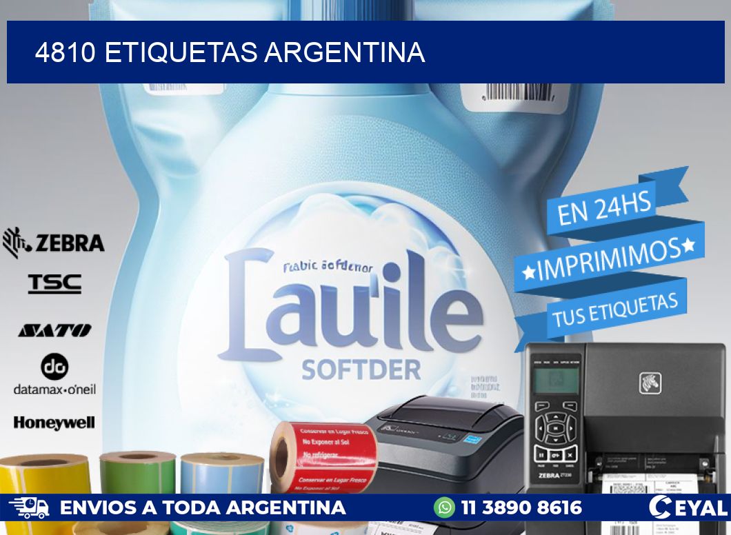 4810 ETIQUETAS ARGENTINA