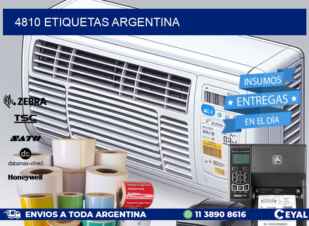 4810 ETIQUETAS ARGENTINA