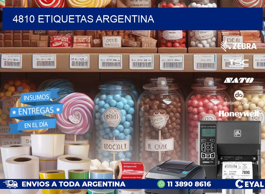 4810 ETIQUETAS ARGENTINA