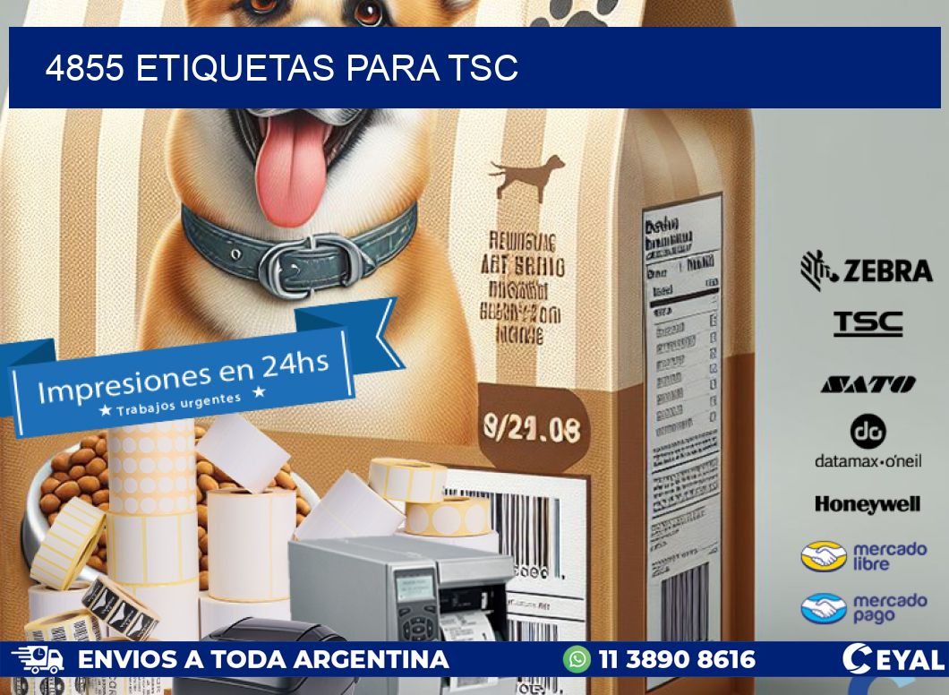 4855 ETIQUETAS PARA TSC