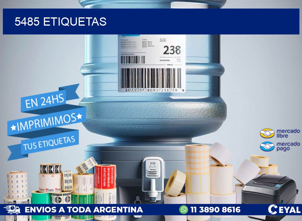 5485 ETIQUETAS