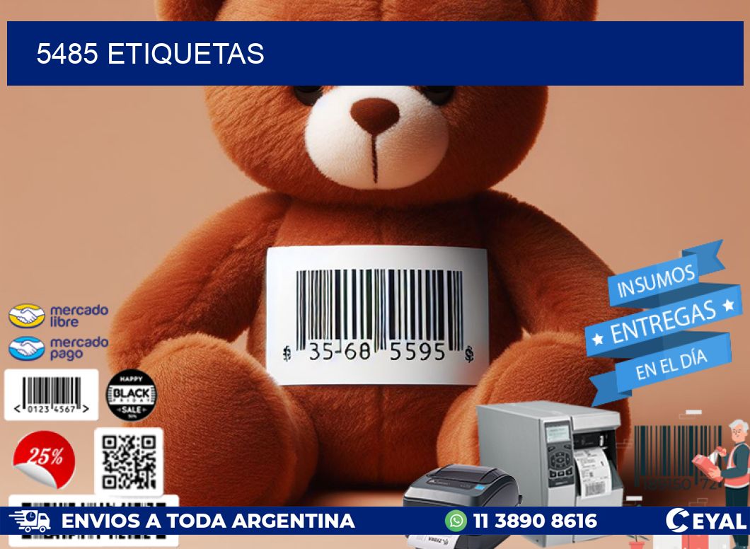 5485 ETIQUETAS