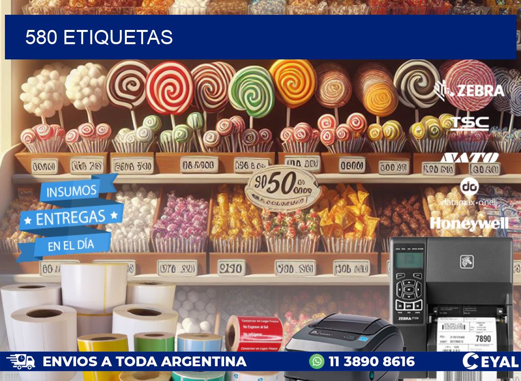 580 ETIQUETAS