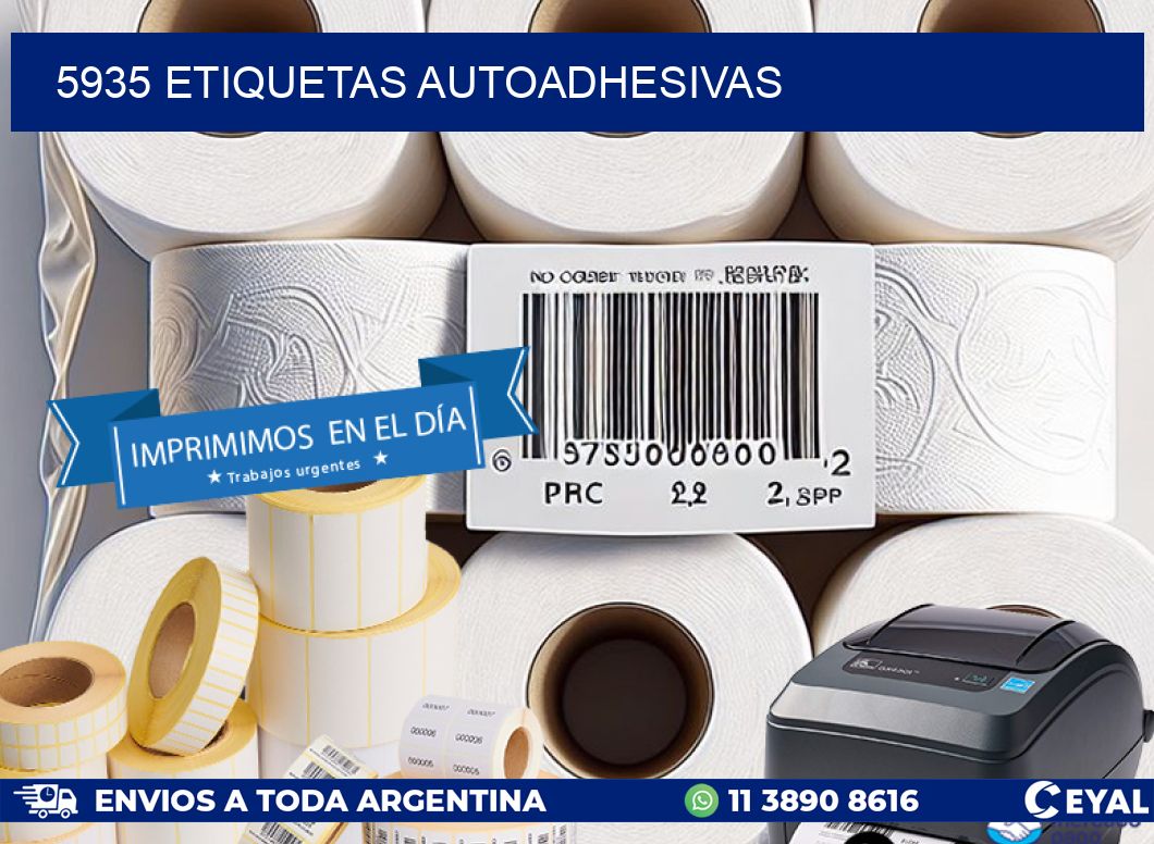5935 ETIQUETAS AUTOADHESIVAS