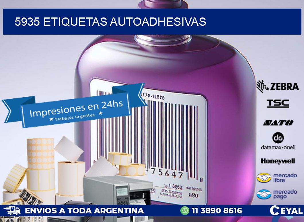 5935 ETIQUETAS AUTOADHESIVAS