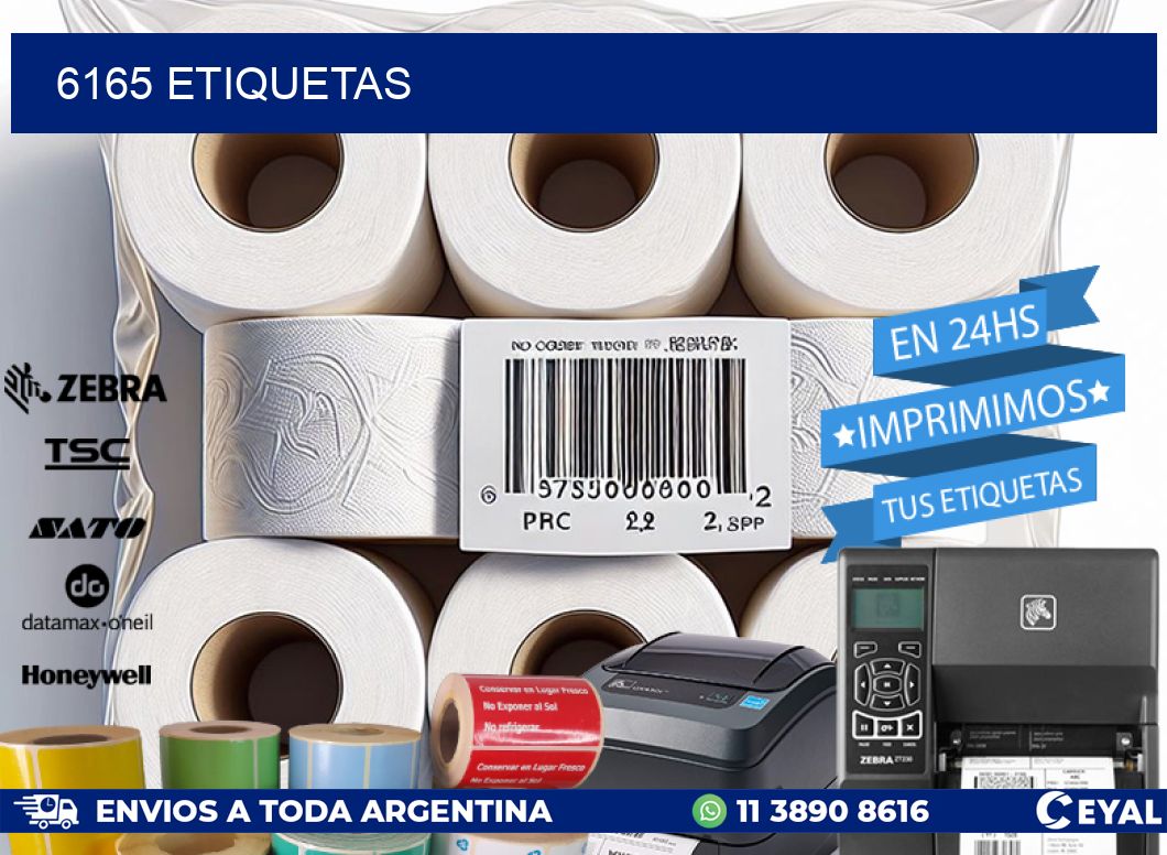 6165 ETIQUETAS