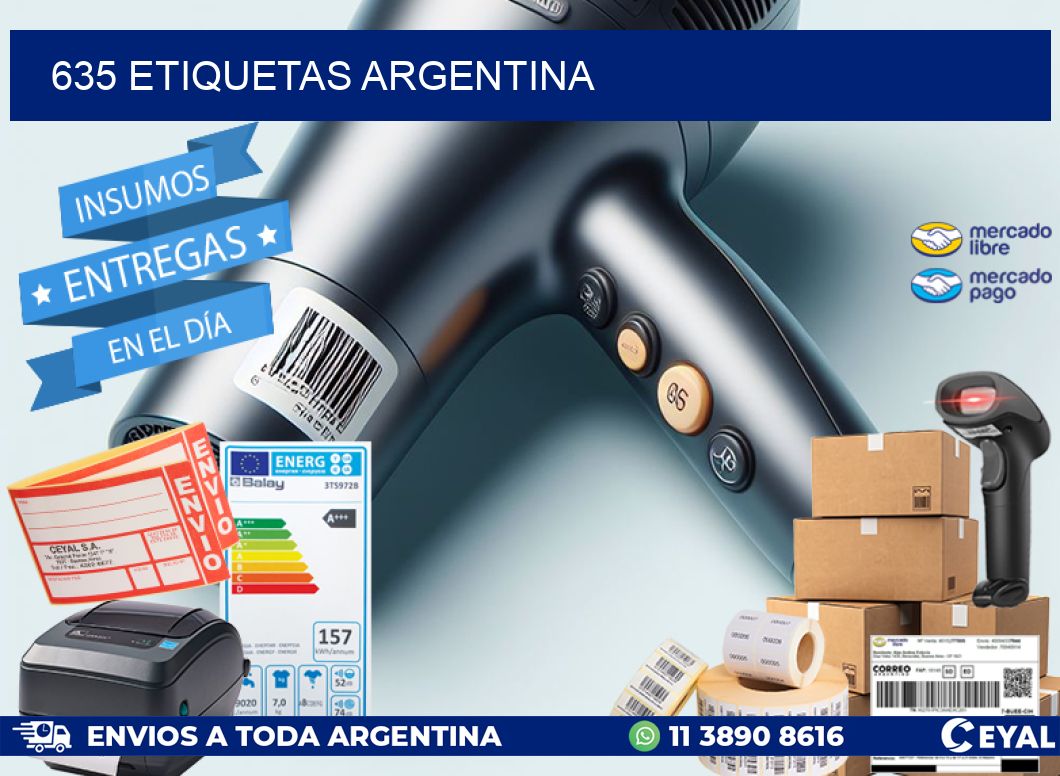635 ETIQUETAS ARGENTINA