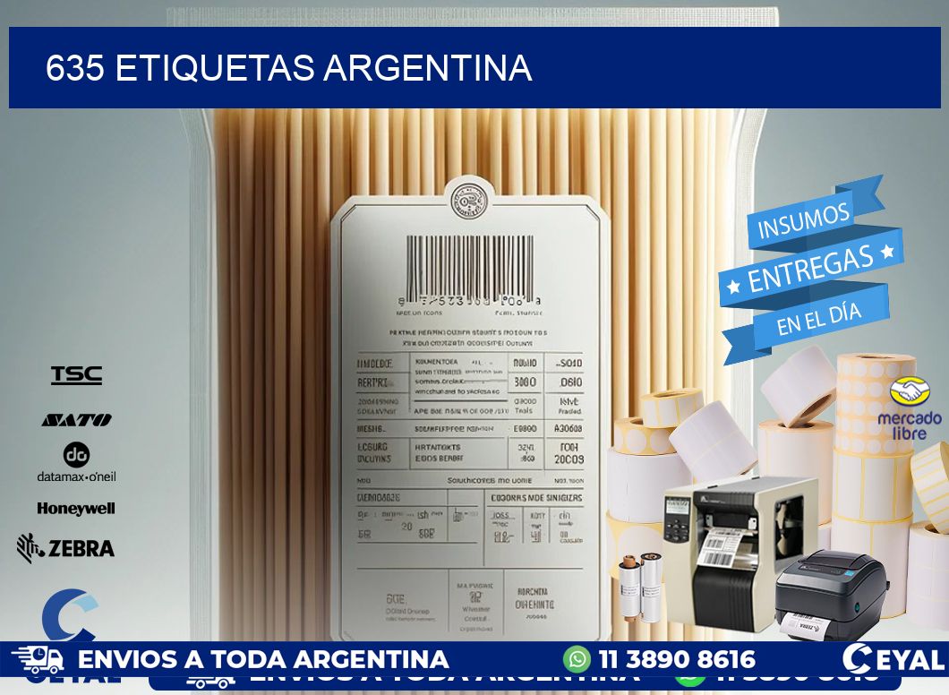 635 ETIQUETAS ARGENTINA
