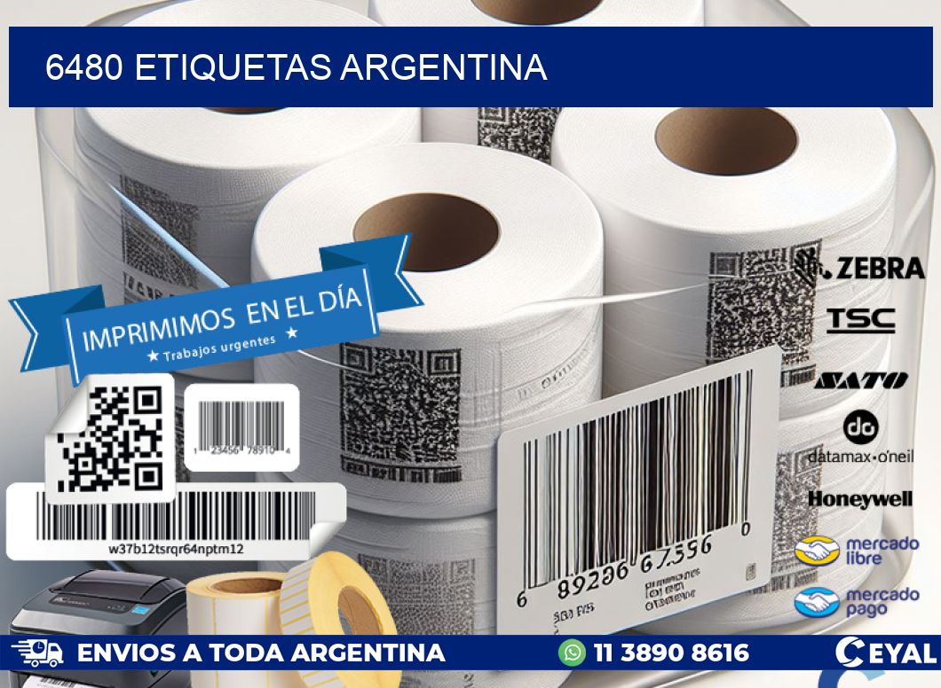 6480 ETIQUETAS ARGENTINA