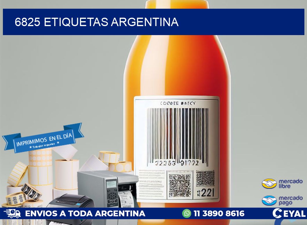 6825 ETIQUETAS ARGENTINA