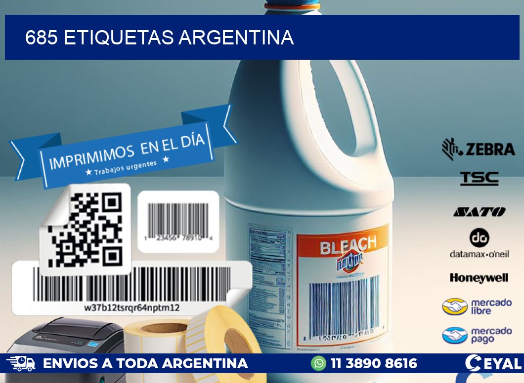 685 ETIQUETAS ARGENTINA