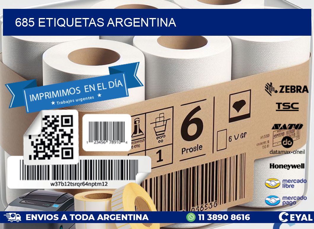 685 ETIQUETAS ARGENTINA
