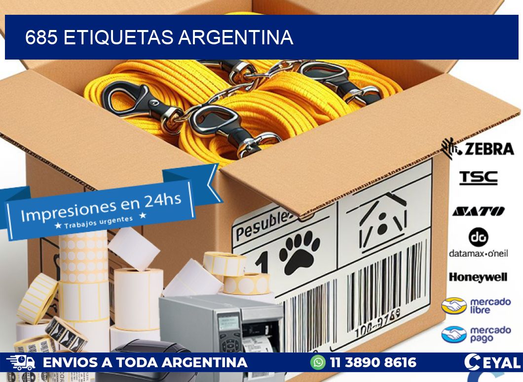 685 ETIQUETAS ARGENTINA