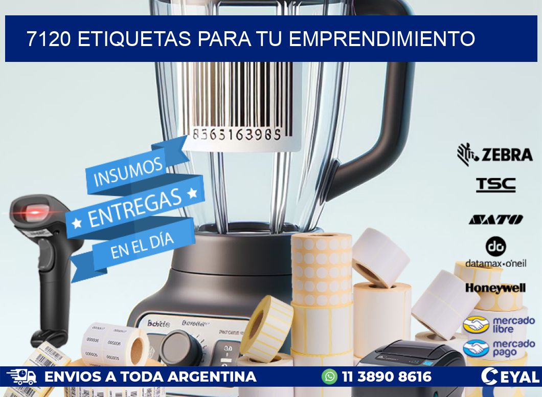 7120 ETIQUETAS PARA TU EMPRENDIMIENTO
