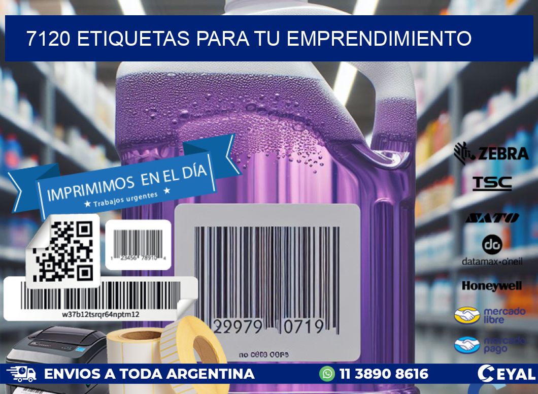 7120 ETIQUETAS PARA TU EMPRENDIMIENTO