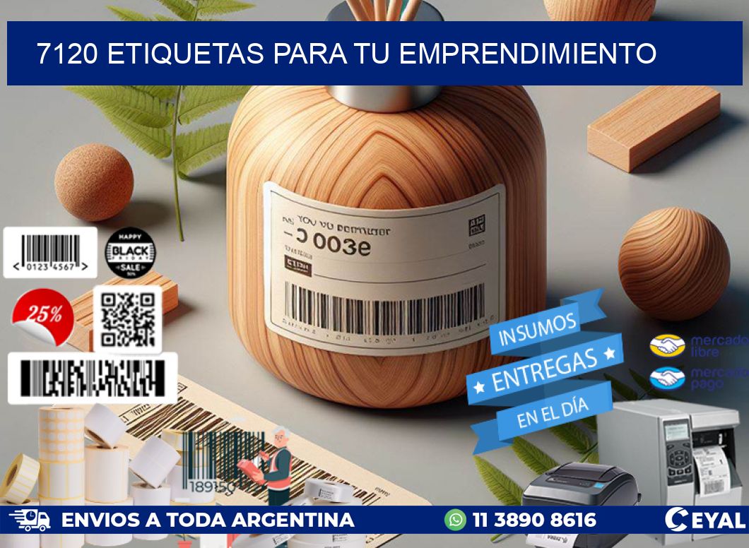 7120 ETIQUETAS PARA TU EMPRENDIMIENTO