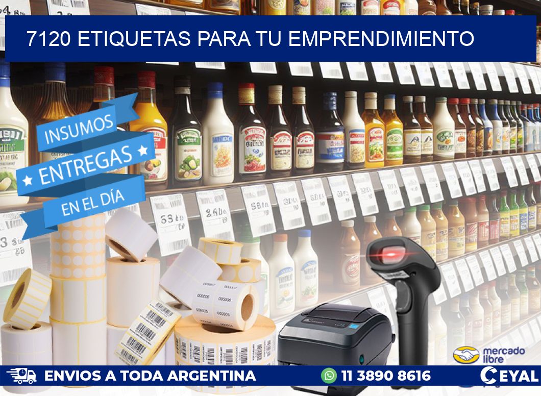 7120 ETIQUETAS PARA TU EMPRENDIMIENTO