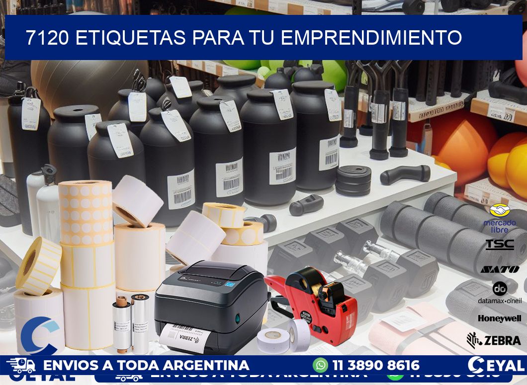 7120 ETIQUETAS PARA TU EMPRENDIMIENTO