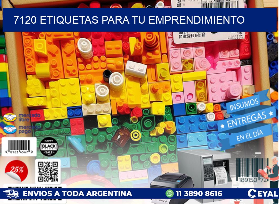7120 ETIQUETAS PARA TU EMPRENDIMIENTO
