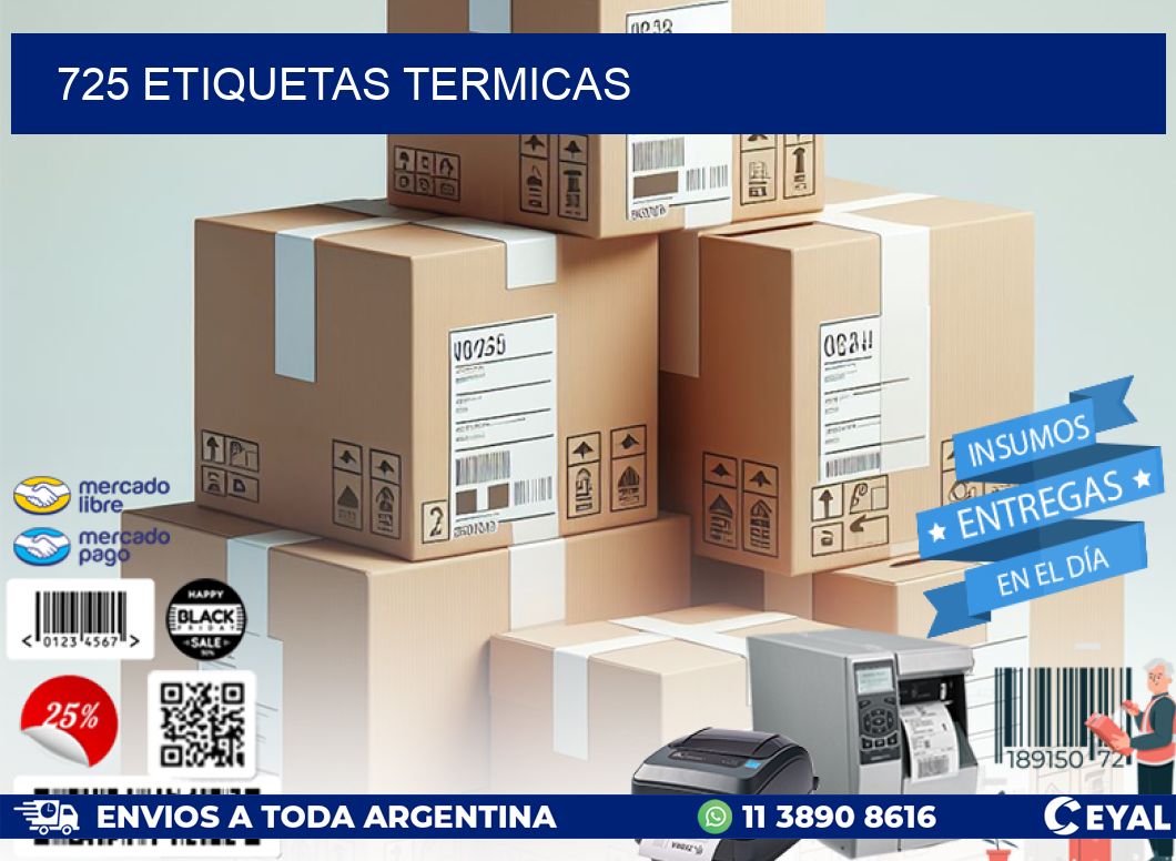 725 ETIQUETAS TERMICAS