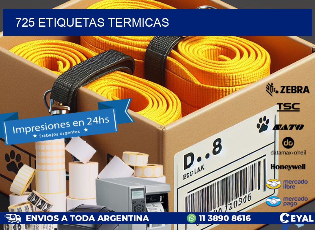 725 ETIQUETAS TERMICAS