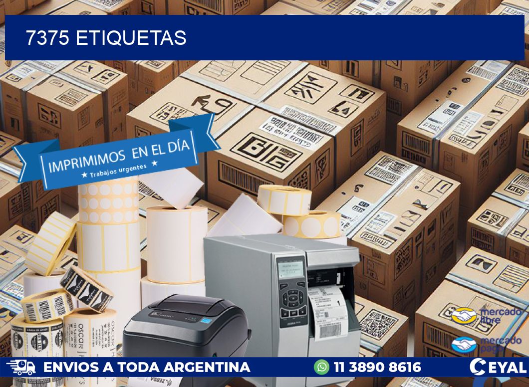 7375 ETIQUETAS