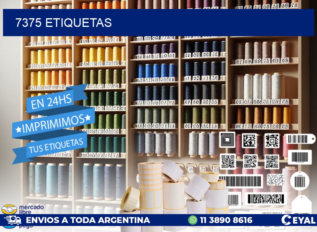 7375 ETIQUETAS