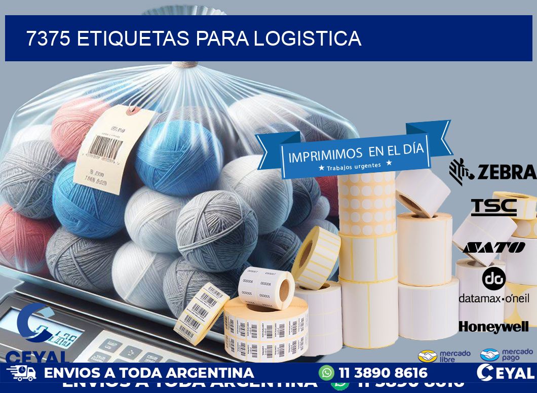 7375 ETIQUETAS PARA LOGISTICA