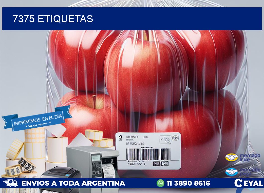 7375 ETIQUETAS