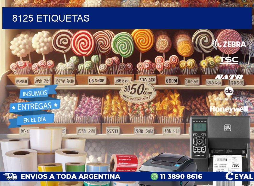 8125 ETIQUETAS