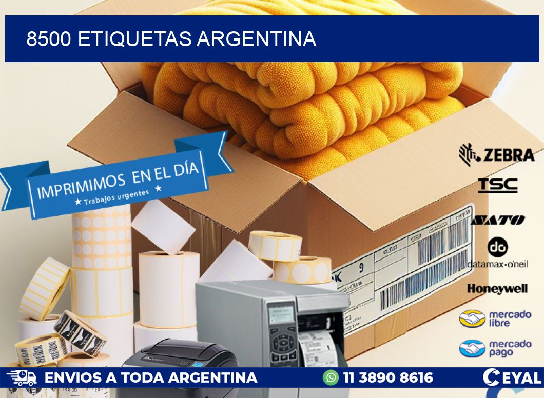 8500 ETIQUETAS ARGENTINA
