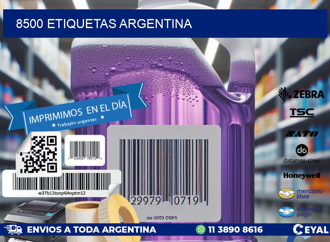 8500 ETIQUETAS ARGENTINA