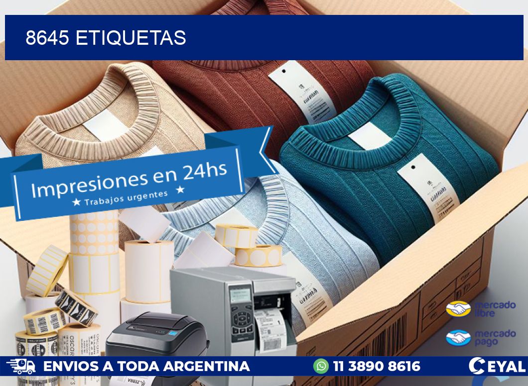 8645 ETIQUETAS