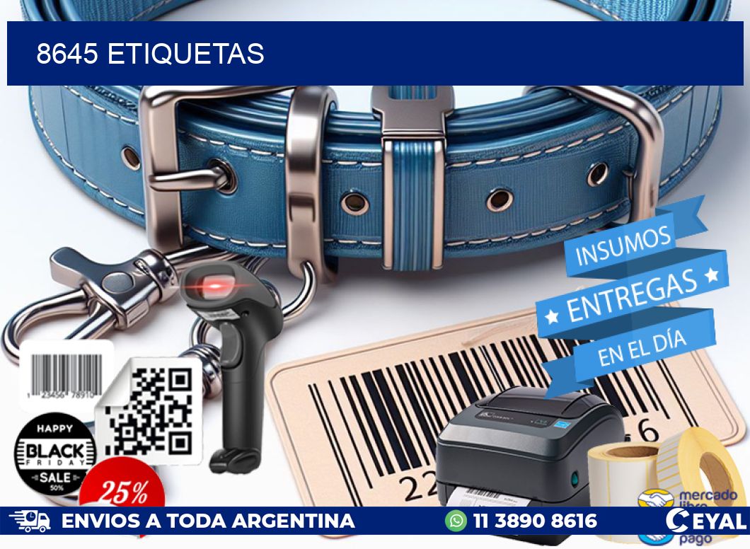 8645 ETIQUETAS