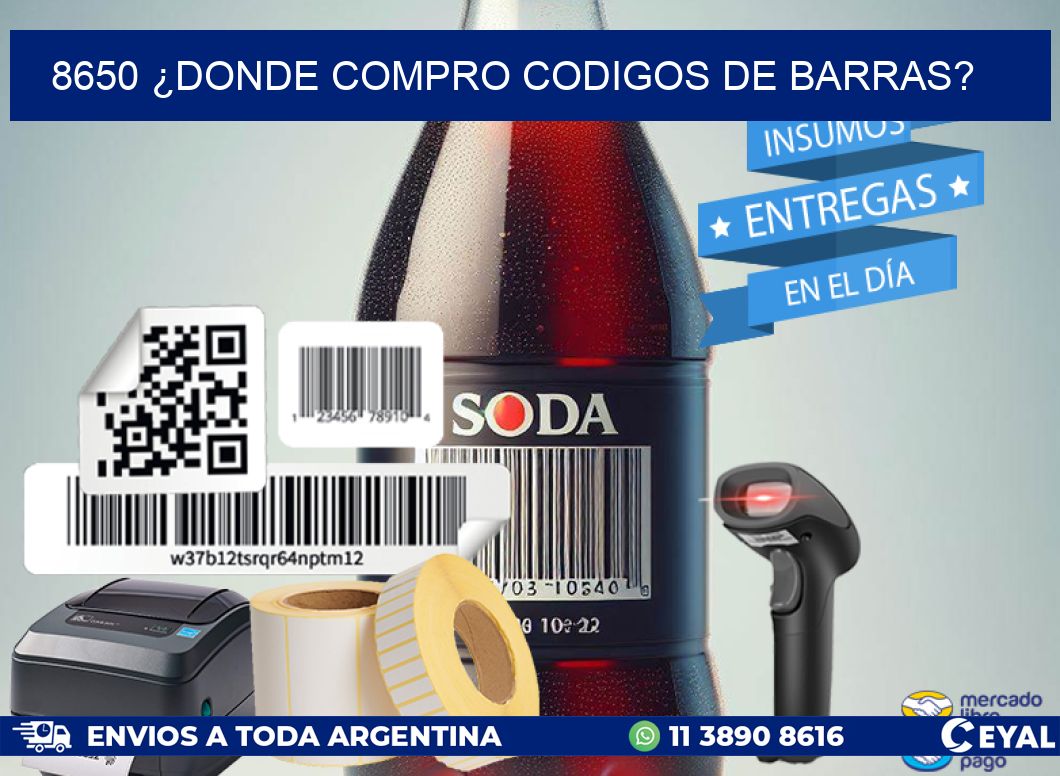8650 ¿DONDE COMPRO CODIGOS DE BARRAS?