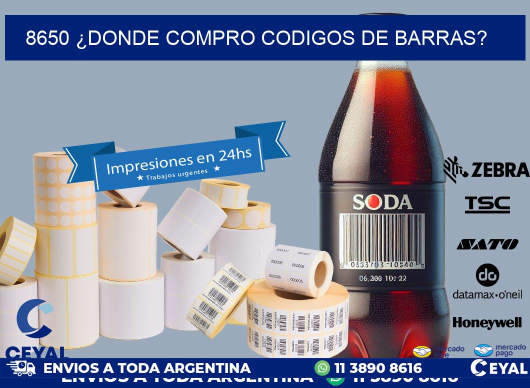 8650 ¿DONDE COMPRO CODIGOS DE BARRAS?