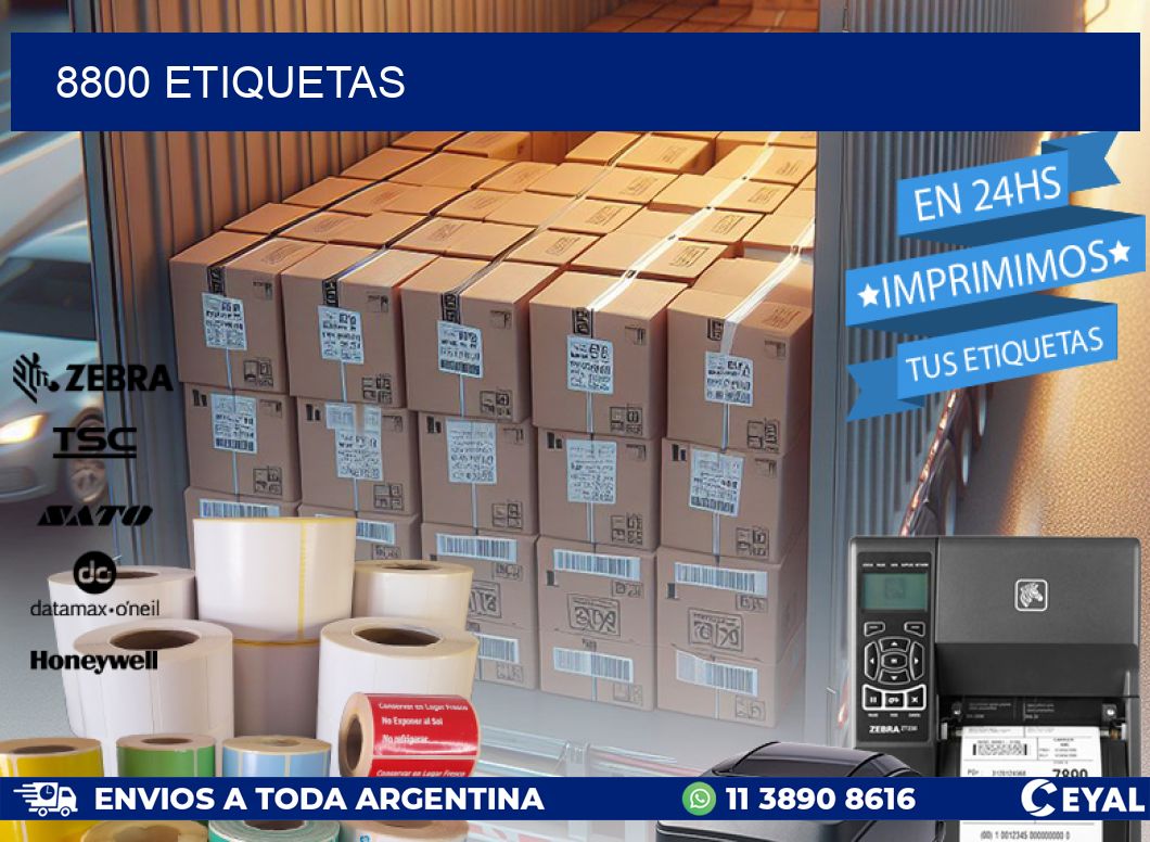 8800 ETIQUETAS