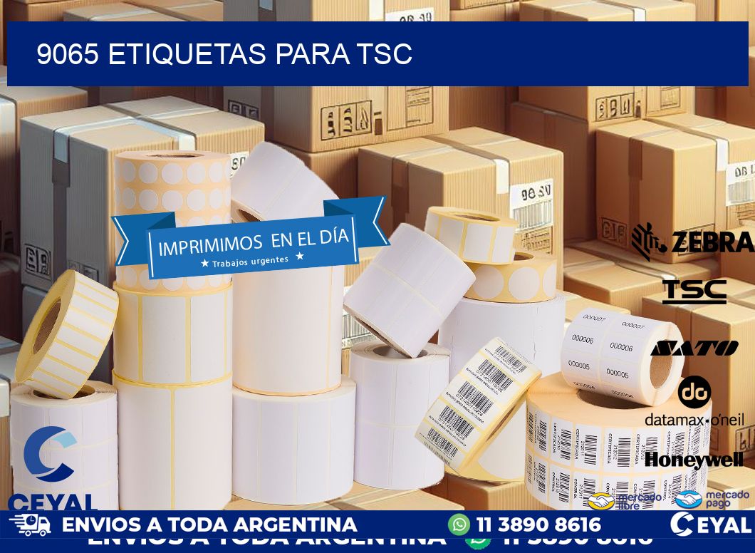 9065 ETIQUETAS PARA TSC