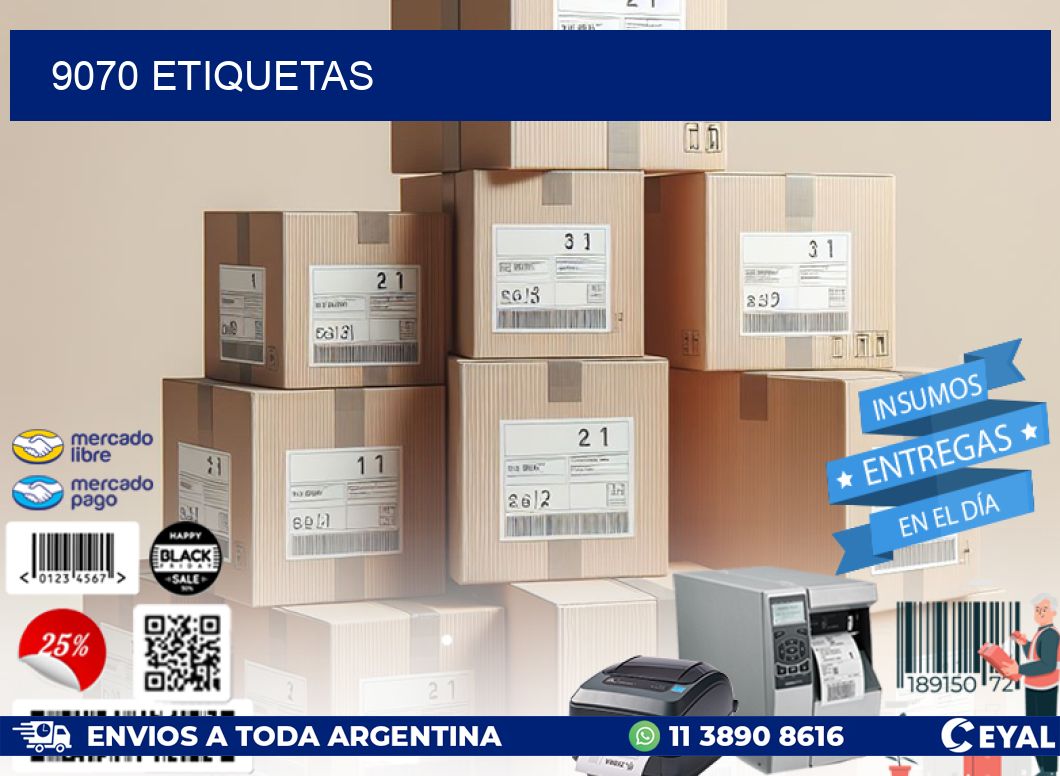 9070 ETIQUETAS
