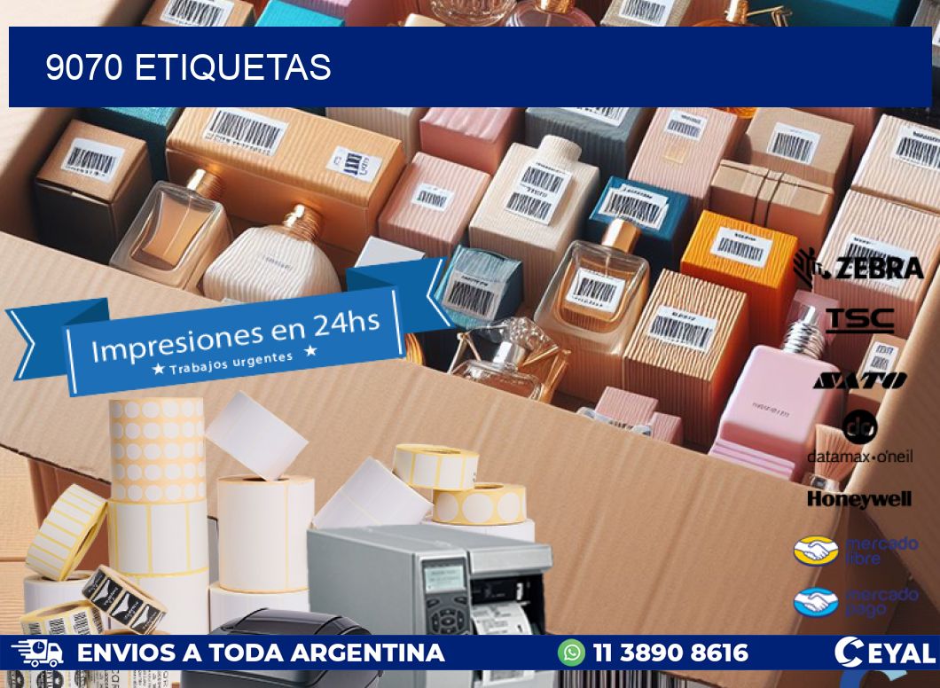 9070 ETIQUETAS