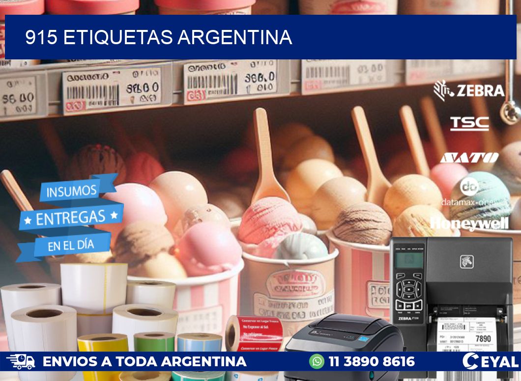 915 ETIQUETAS ARGENTINA
