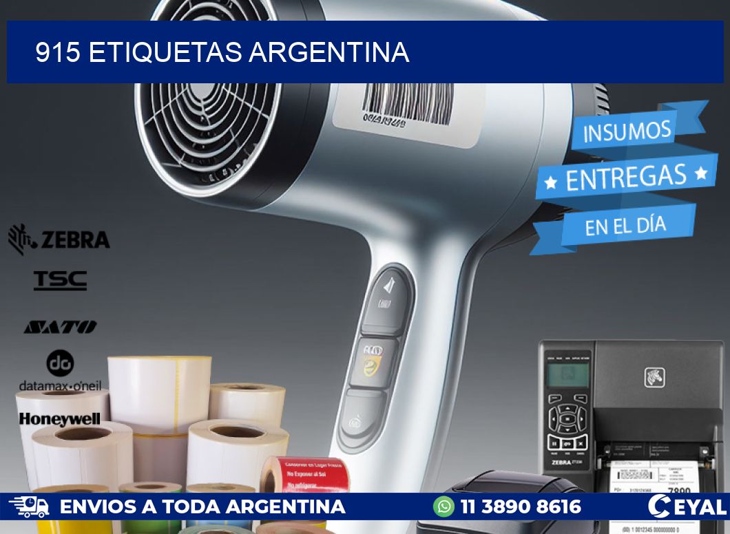 915 ETIQUETAS ARGENTINA